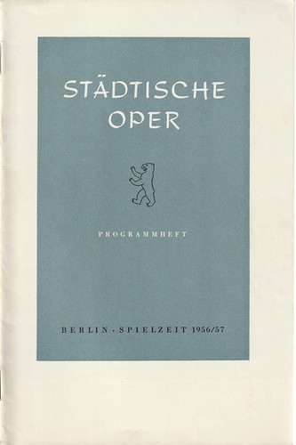 Programmheft albert lortzing - programmheft,