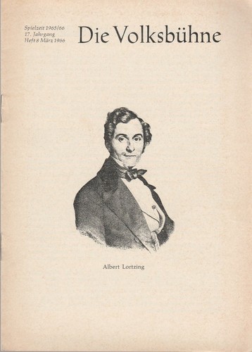 Programmheft albert lortzing - programmheft,