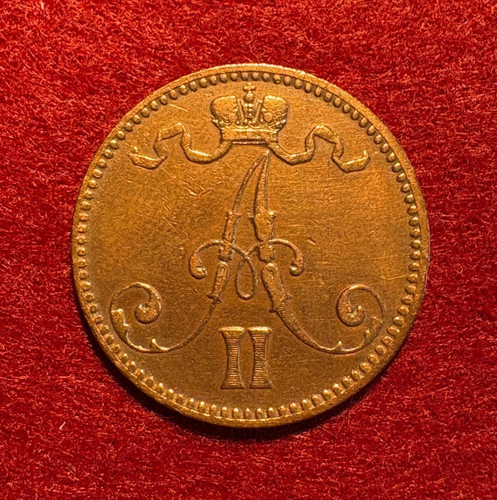 Finnland penniä 1866 zar - finnland:,