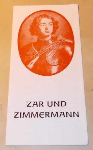 Programmheft zar und - zar,