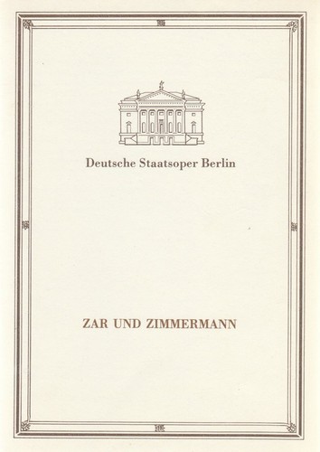Programmheft albert lortzing - programmheft,