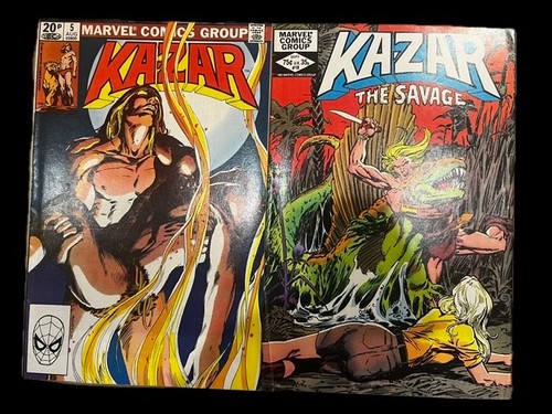 Marvel zar comics 80s - ka-zar, 80s–