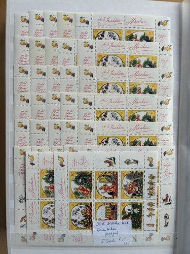 Ddr märchen kleinbogen - ddr, märchen-kleinbogen