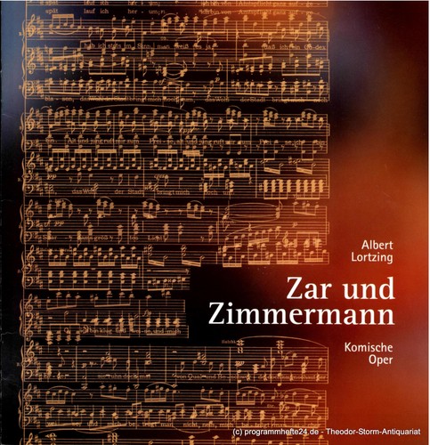 Programmheft zar und - programmheft,