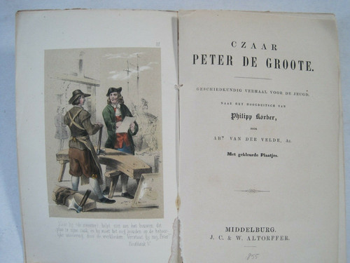Czaar peter groote zar - de, (